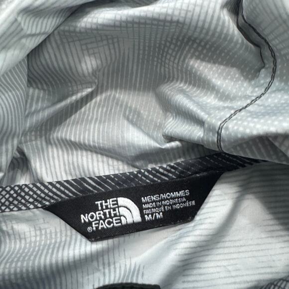 The North Face Windbreaker Jacket Men's Medium Black Gray Hooded Hiking Scarlxrd - Picture 4 of 8